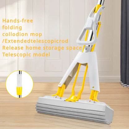 Multi-Purpose Foldable Floor Cleaning Squeeze Mop Wiper