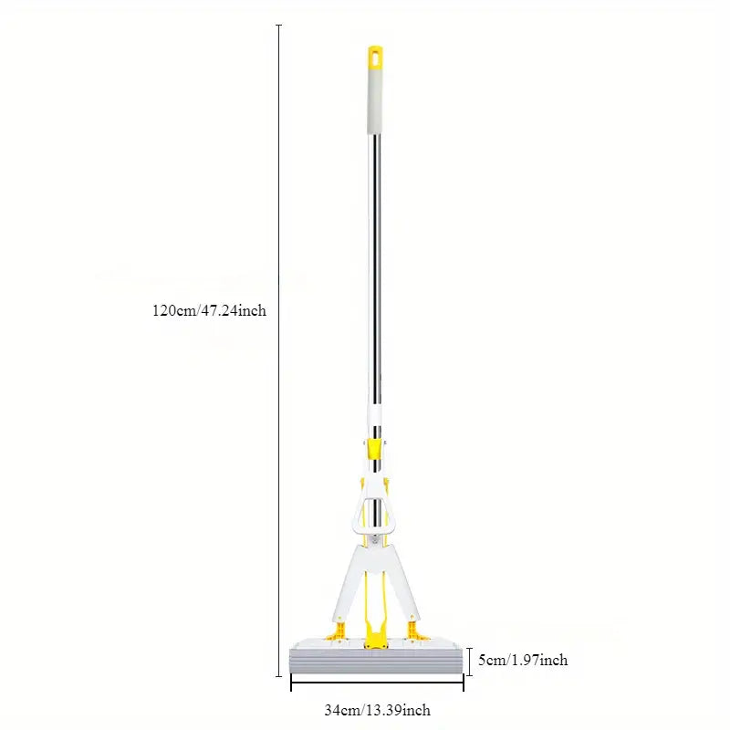 Multi-Purpose Foldable Floor Cleaning Squeeze Mop Wiper