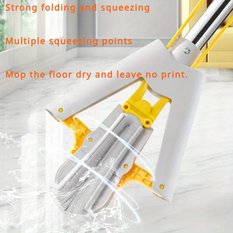 Multi-Purpose Foldable Floor Cleaning Squeeze Mop Wiper