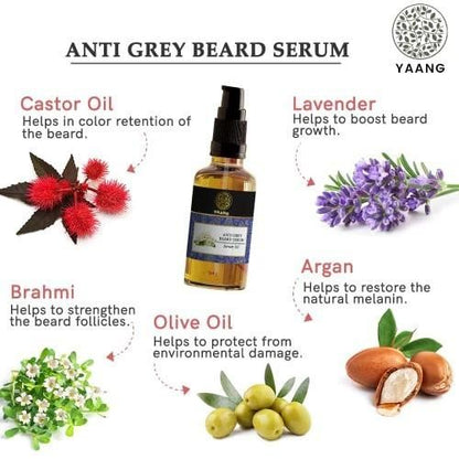 Anti Grey Beard Serum Oil