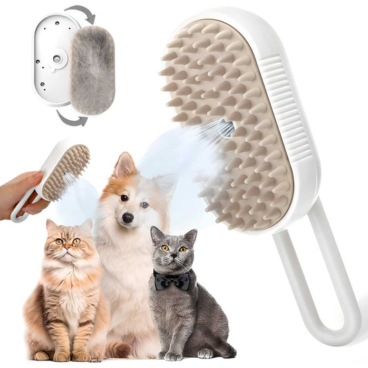 Pet Steam Grooming Brush