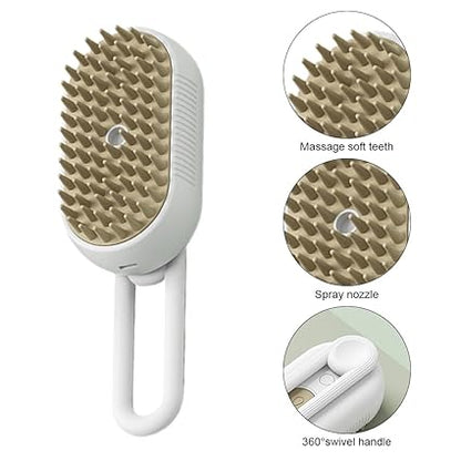 Pet Steam Grooming Brush