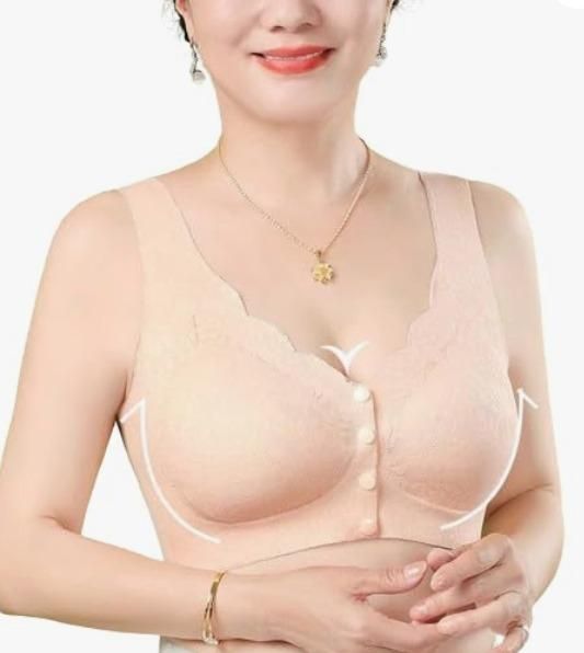 Women's Maternity Solid Lace Breast Feeding Bra