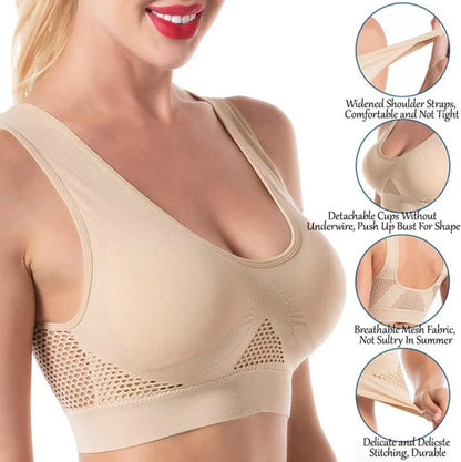 Womens Multicolor Air Bra (Pack of 3)