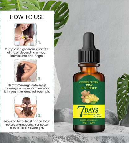 Ginger Hair Growth Germinal Oil 30 ML 🔥 BUY 1 GET 1 FREE🔥