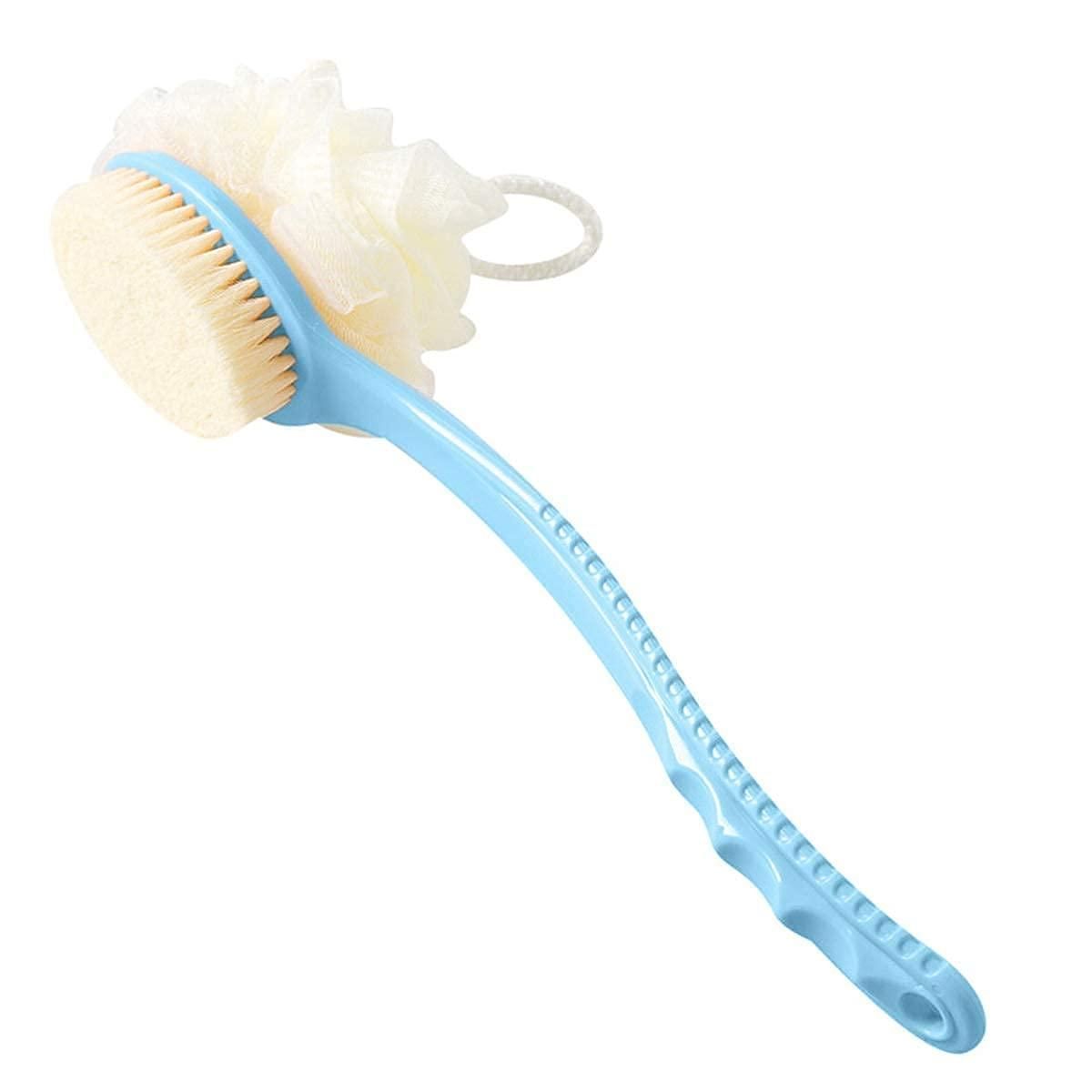 Bath Brush 2 In 1 with Free Loofah | Body Brush with Handle