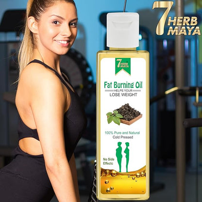 7Herbmaya Fat Burning Oil (Pack of 2)