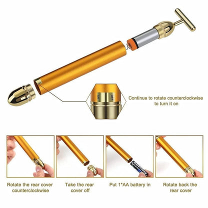 24K Gold Electric Facial Massage Roller™