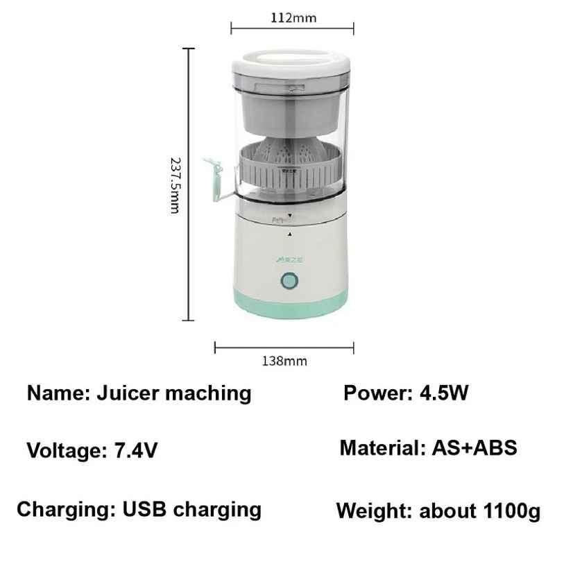 Portable USB Mini Electric Rechargeable Blender Juice Maker
